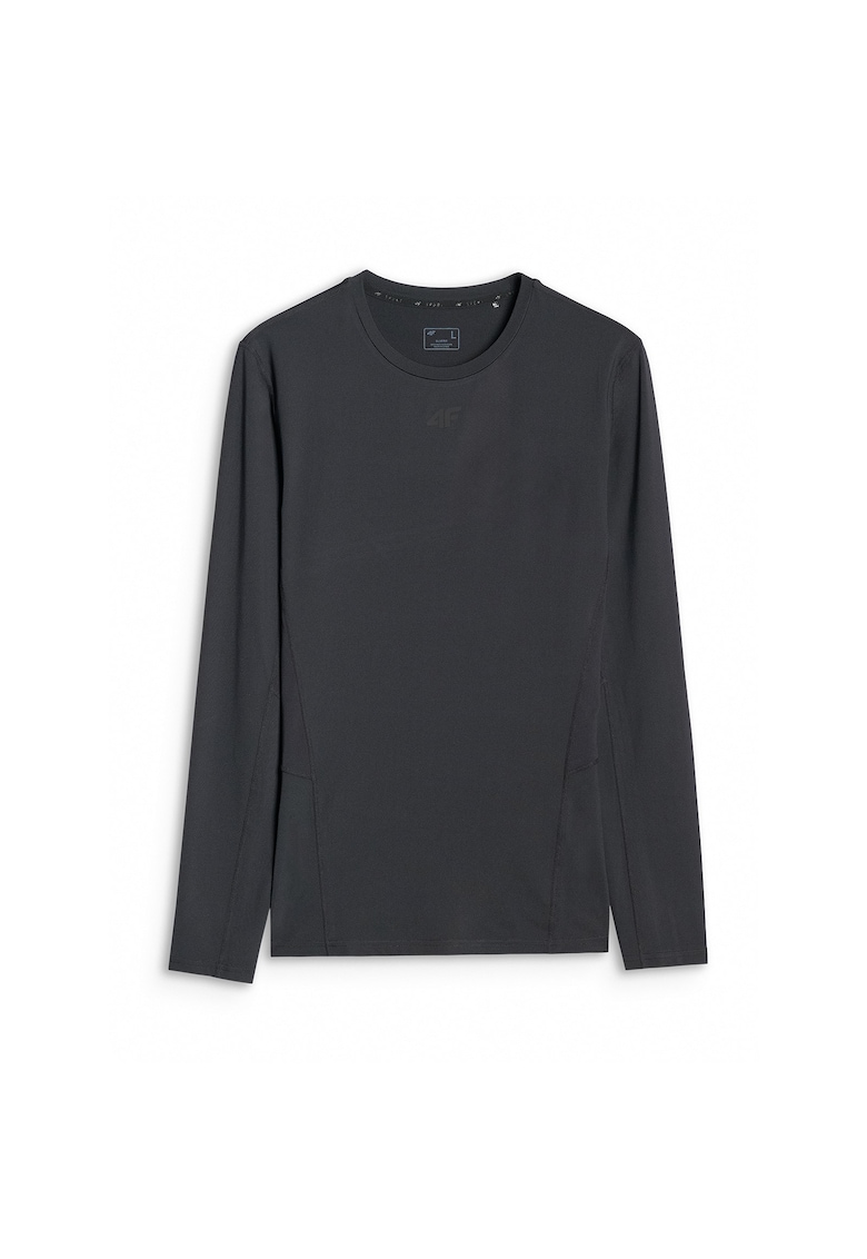 Bluza sport de antrenament uscare rapida - negru - material sintetic