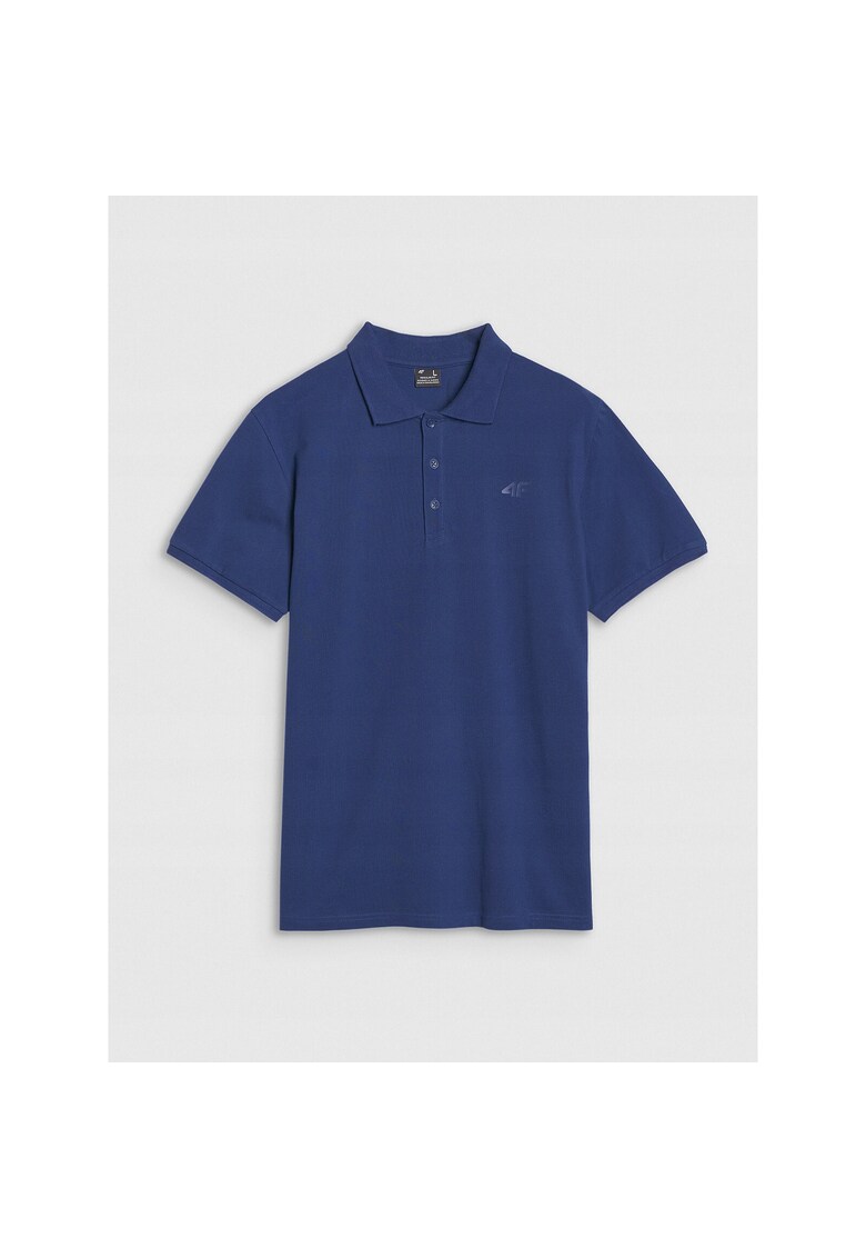 Tricou polo barbati albastru - 100% bumbac