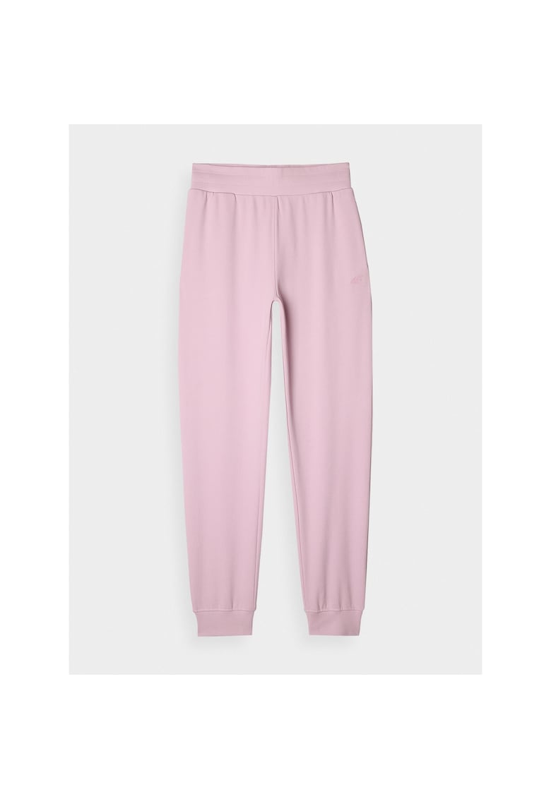 Pantaloni sport dama WMM00TTROF0945-56S - 4F - Bumbac - Roz