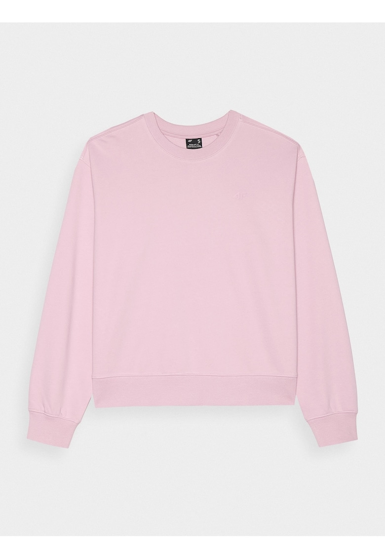 Hanorac dama roz - fara fermoar - fara gluga - bumbac