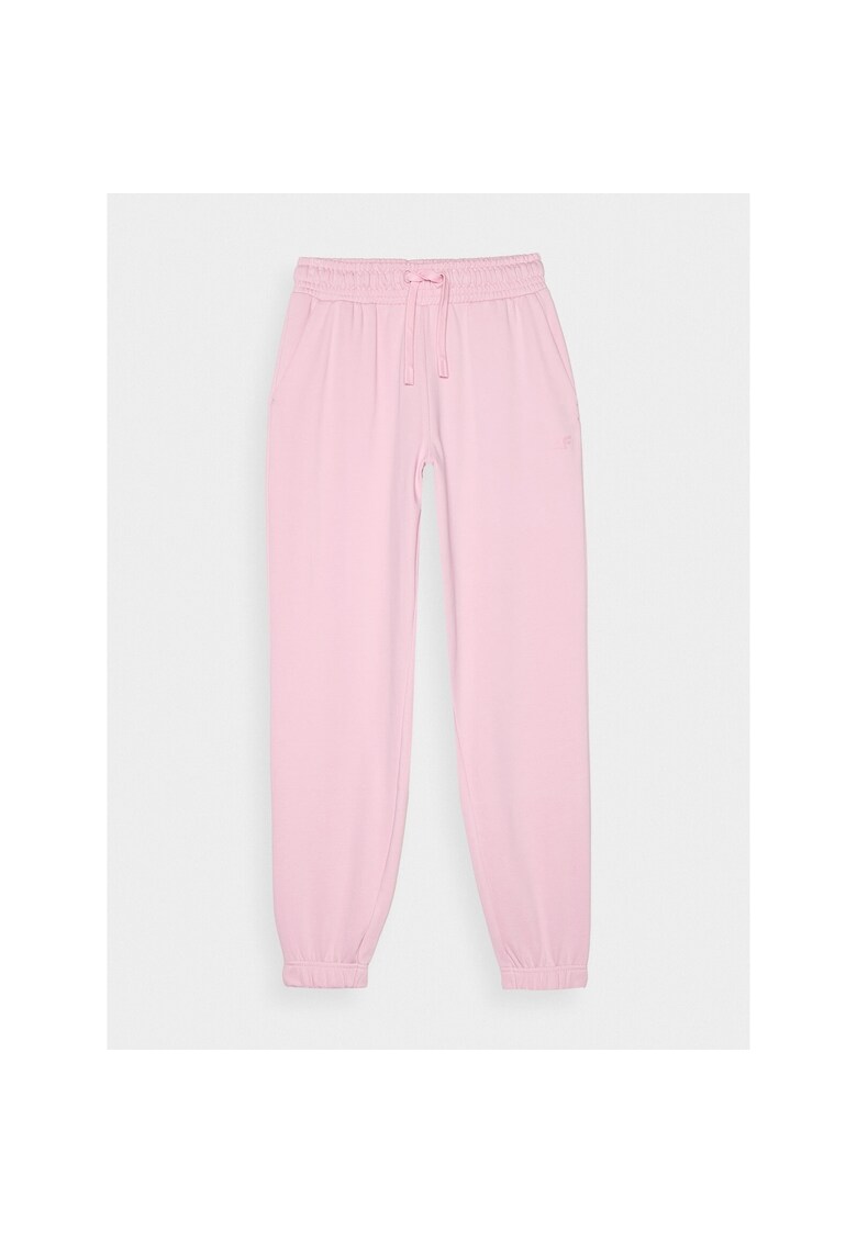 Pantaloni sport dama WMM00TTROF1138 - 4F - Bumbac - Roz