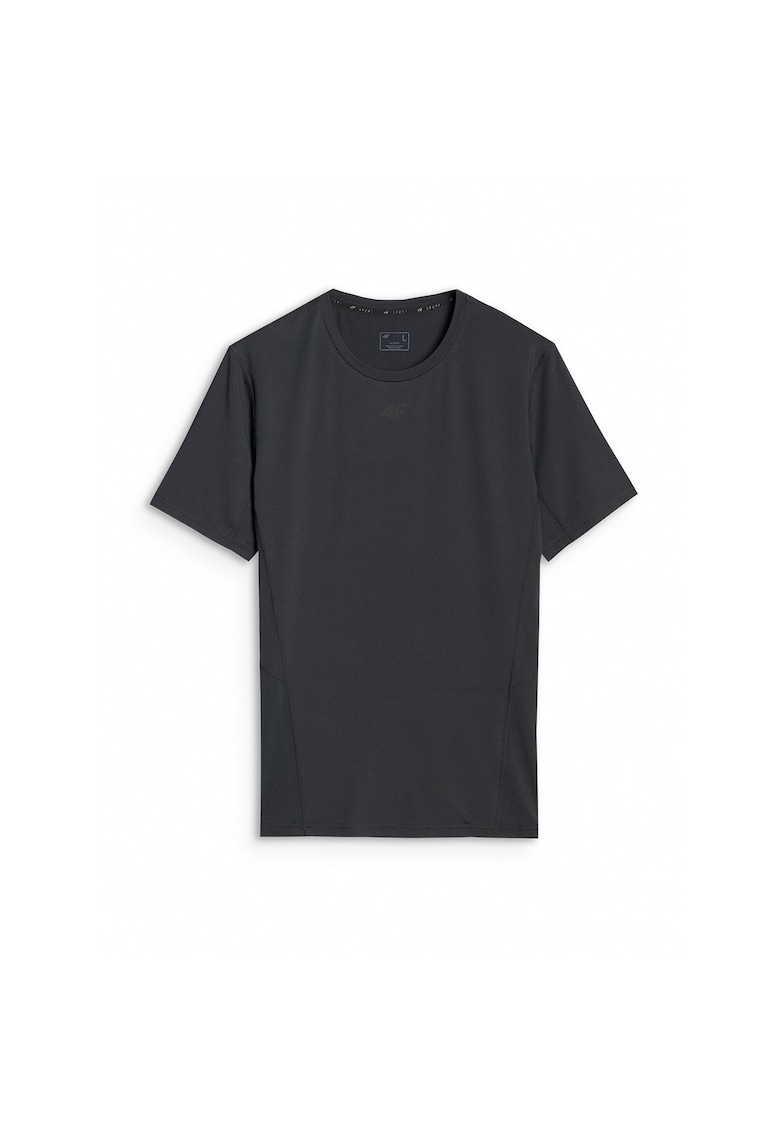 Tricou sport antrenament - uscare rapida - negru - material sintetic
