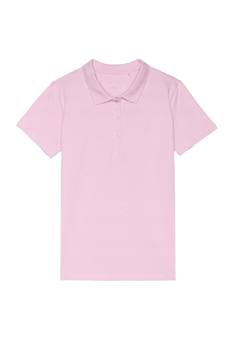 Tricou Polo Slim Roz Pal - Bumbac Sportstyle XS-XXL - Roz