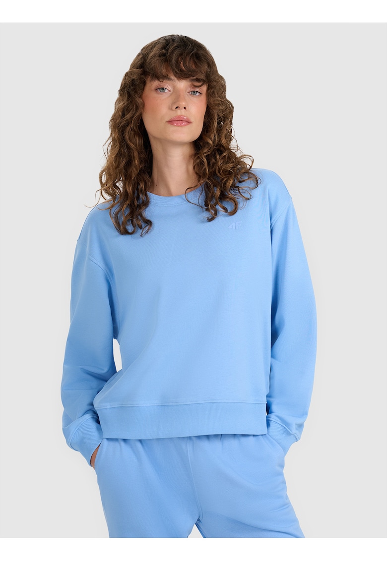 Hanorac Fara Gluga Femei Regular Denim - SPORTSTYLE - Albastru