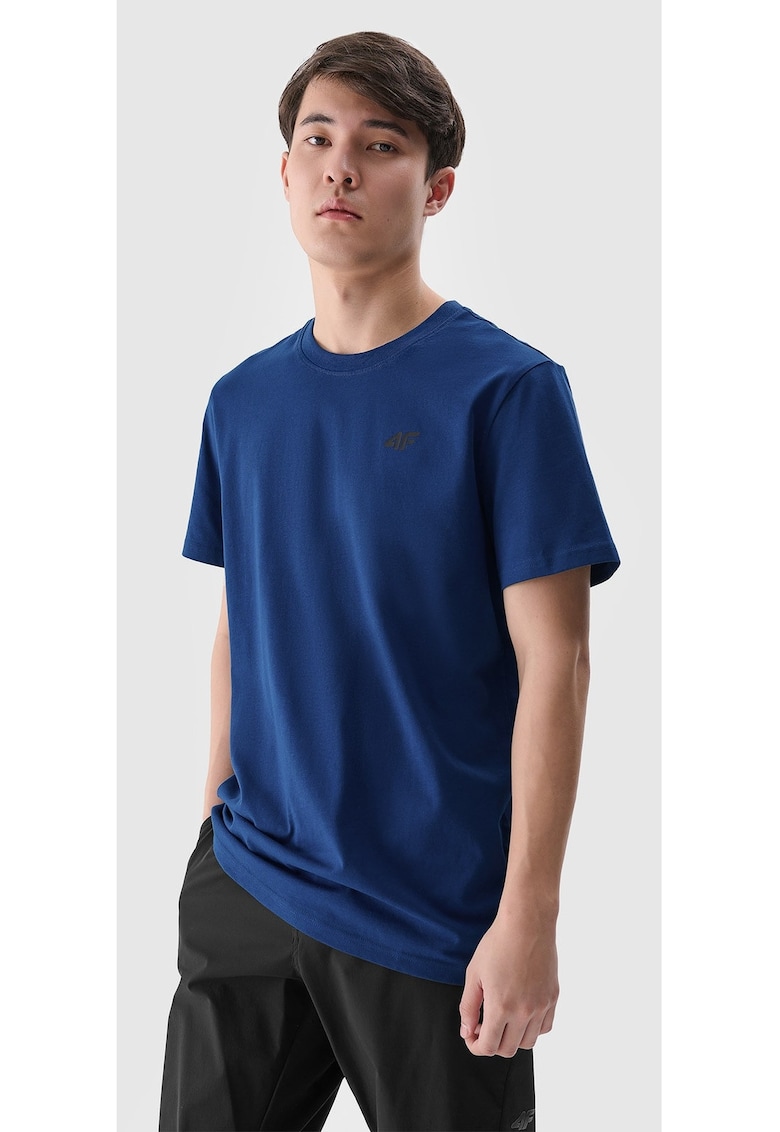 Tricou Barbati Regular Fit Verde Azur 100% Bumbac - Sportstyle - Marimi S-XXL