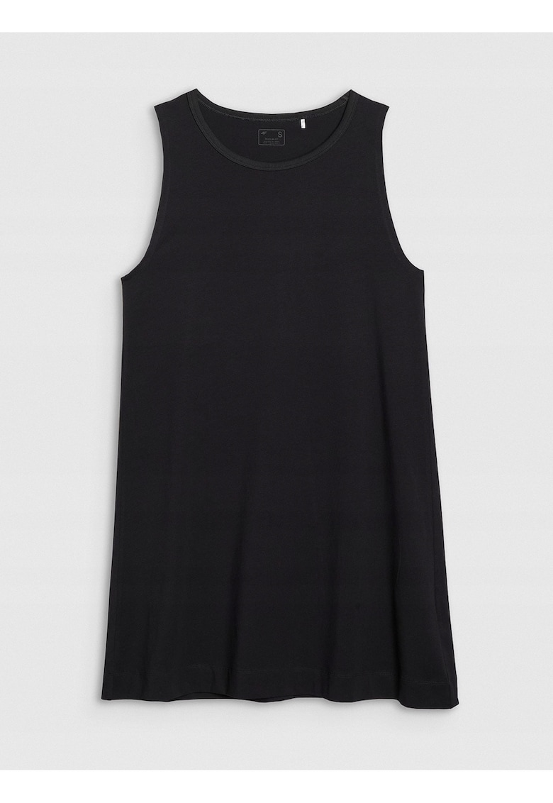 Rochie mini neagra - textil - Negru