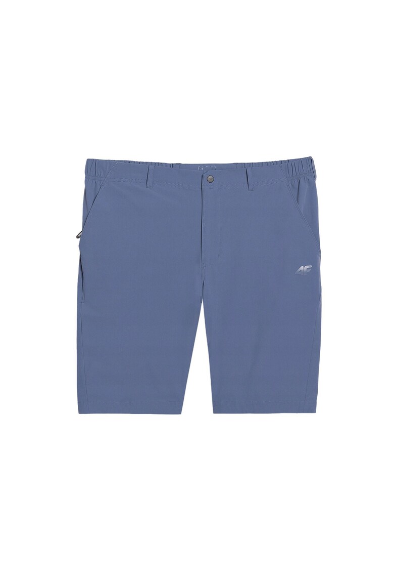 Pantaloni scurti de trekking elastici - bleumarin - material sintetic