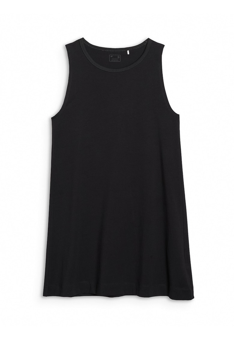 Rochie mini neagra - textil - Negru