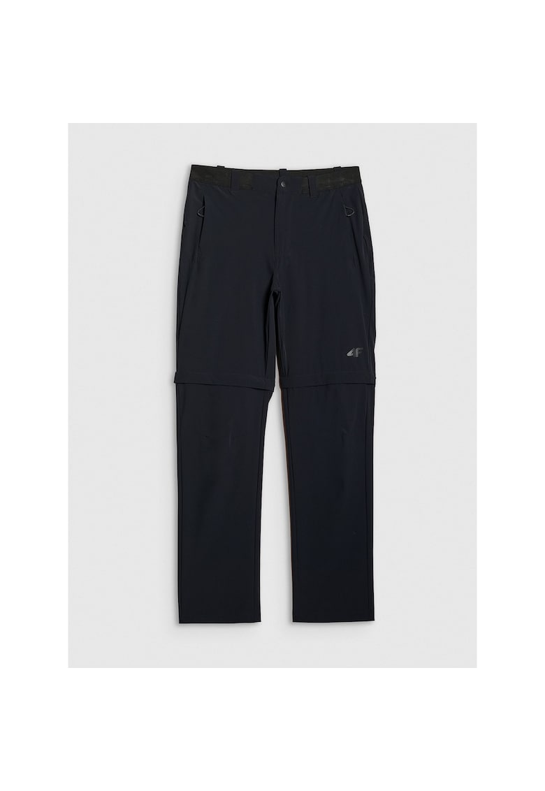 Pantaloni sport dama 2in1 - uscare rapida negri - pentru drumetii