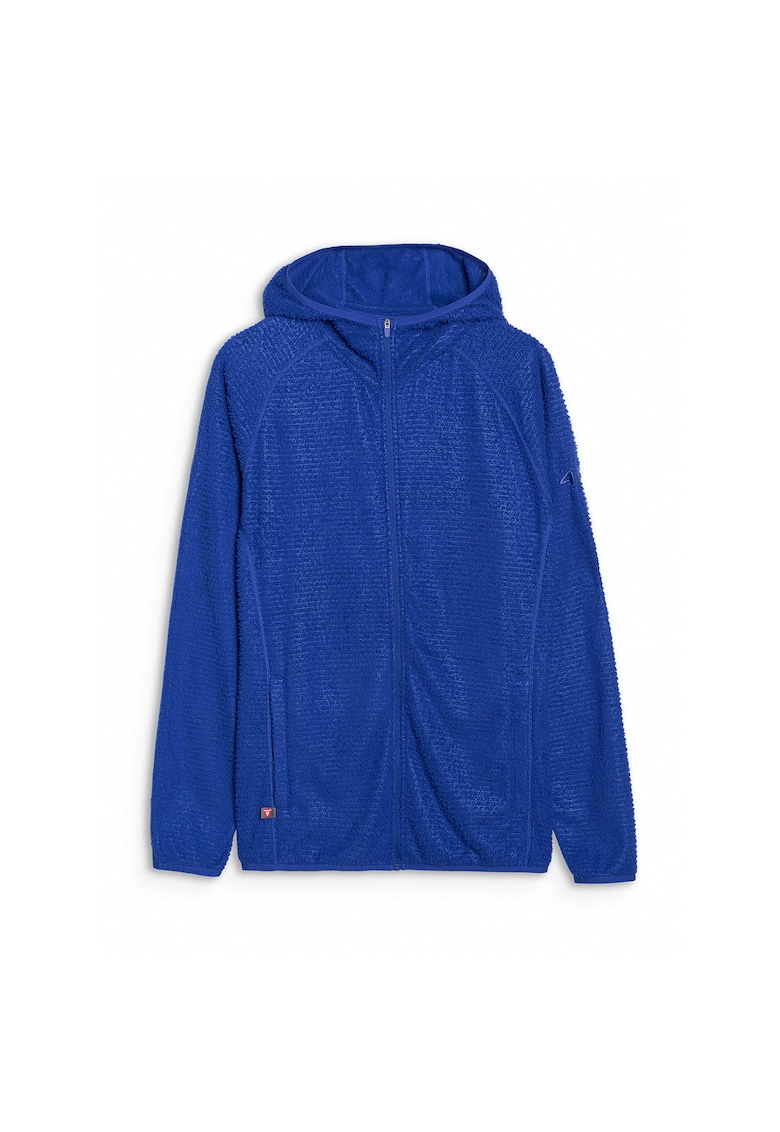 Hanorac trekking femei Primaloft Active - gluga integrata - doua buzunare - albastru - material sintetic