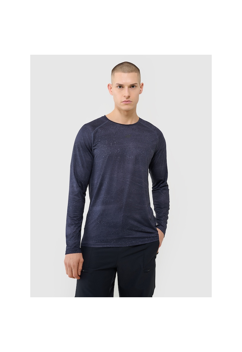Bluza ciclism - uscare rapida - negru - material sintetic