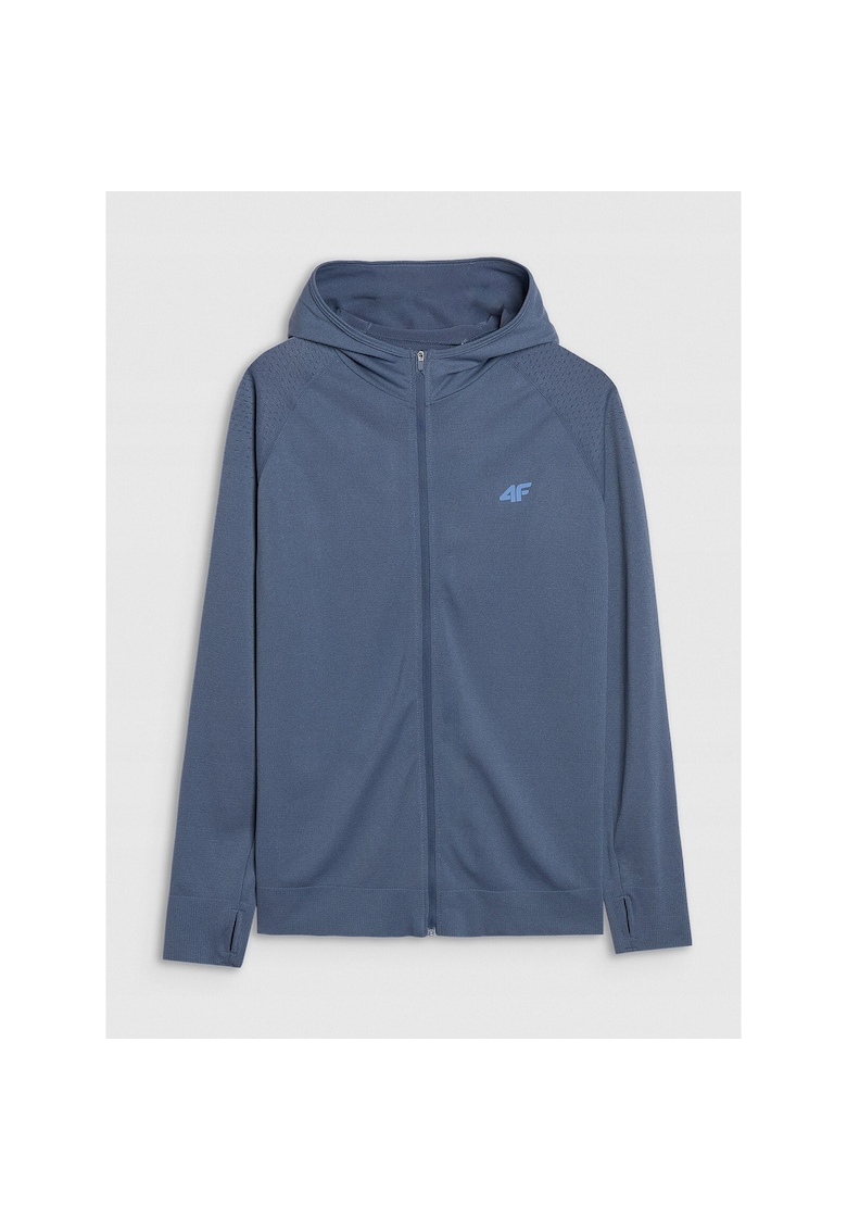 Hanorac sport pentru barbati alergare montana - uscare rapida - bleumarin - material sintetic