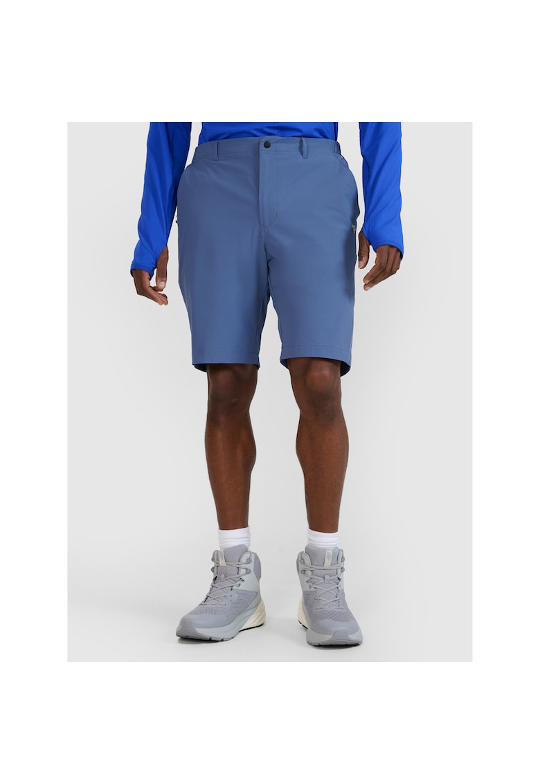 Pantaloni scurti de trekking elastici - bleumarin - material sintetic