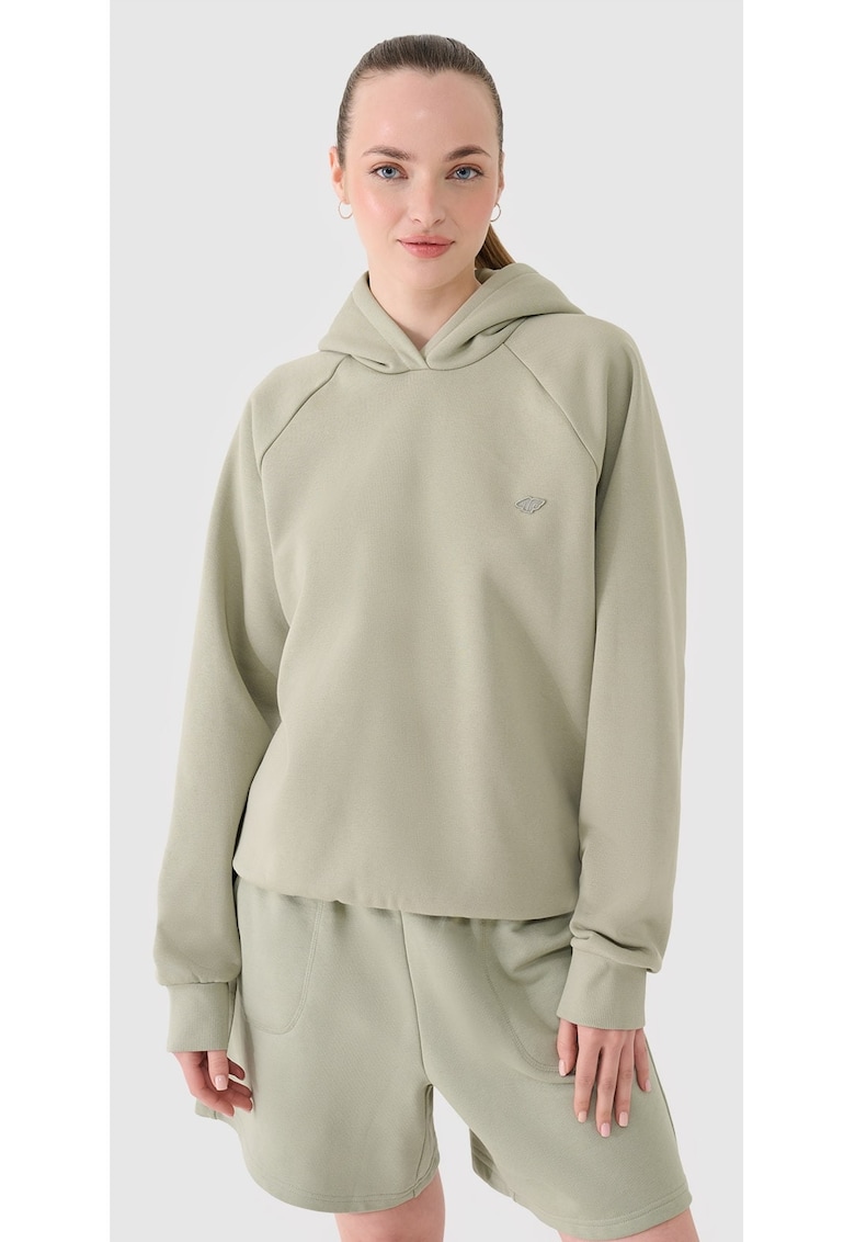 Hanorac Gluga Unisex Bumbac - Olive Moss Yellow - Sportstyle