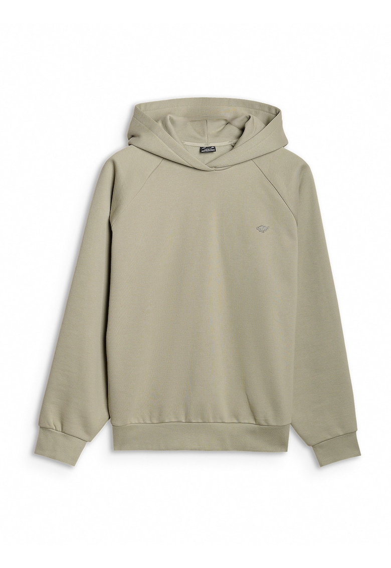Hanorac Gluga Unisex Bumbac - Olive Moss Yellow - Sportstyle - Verde