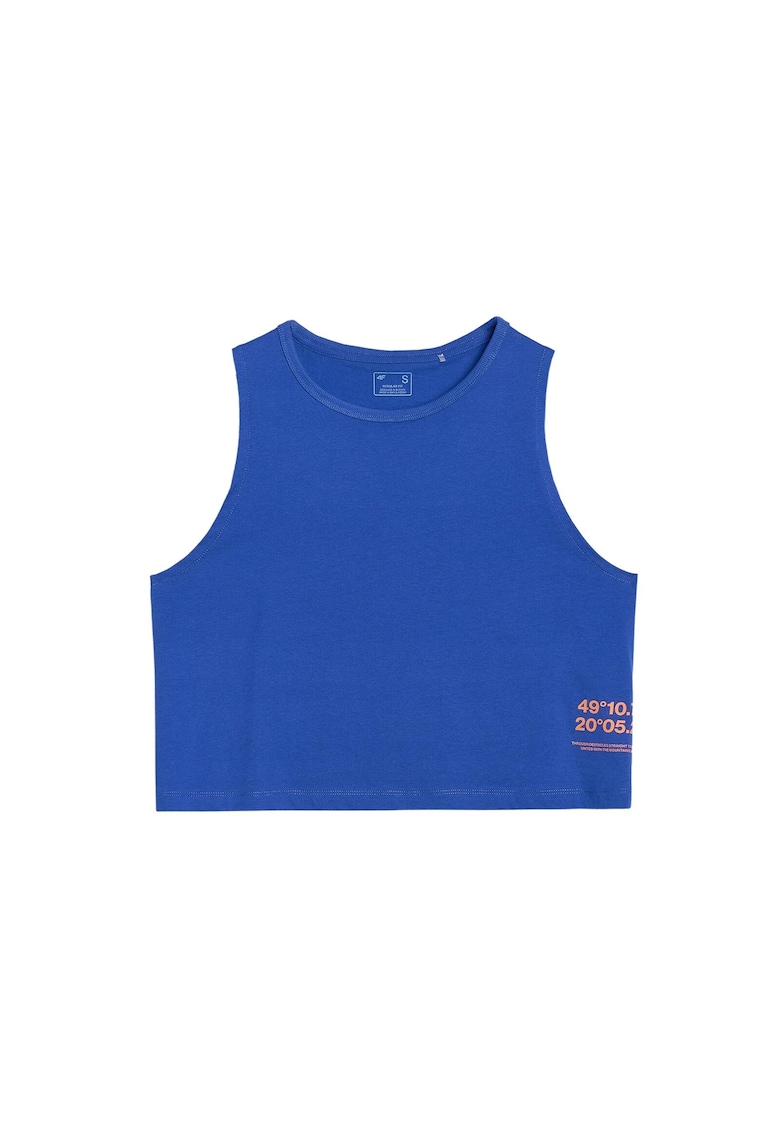 Maiou sport dama WSS25TSLEF157-36S - 4F - Bumbac - Albastru