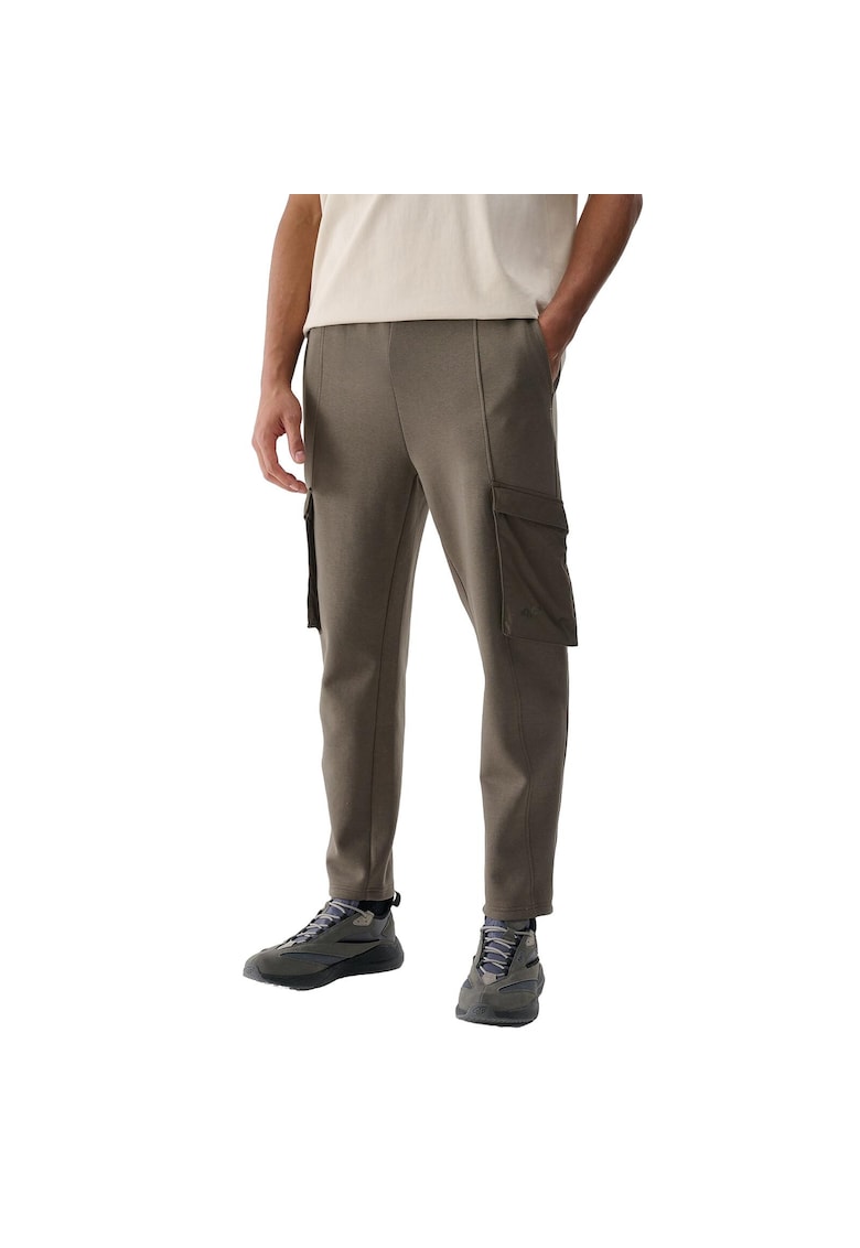 Pantaloni sport barbati maro - casual - bumbac - poliester
