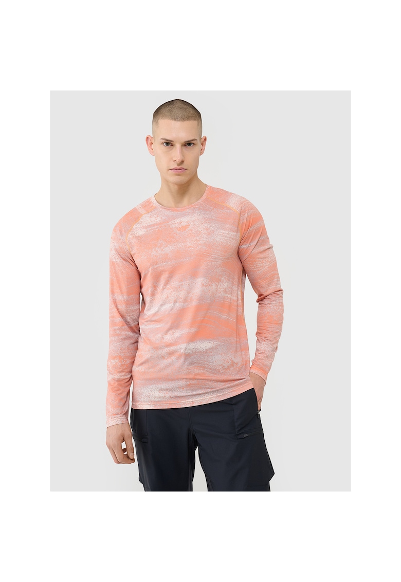 Bluza ciclism - uscare rapida - portocaliu - material sintetic