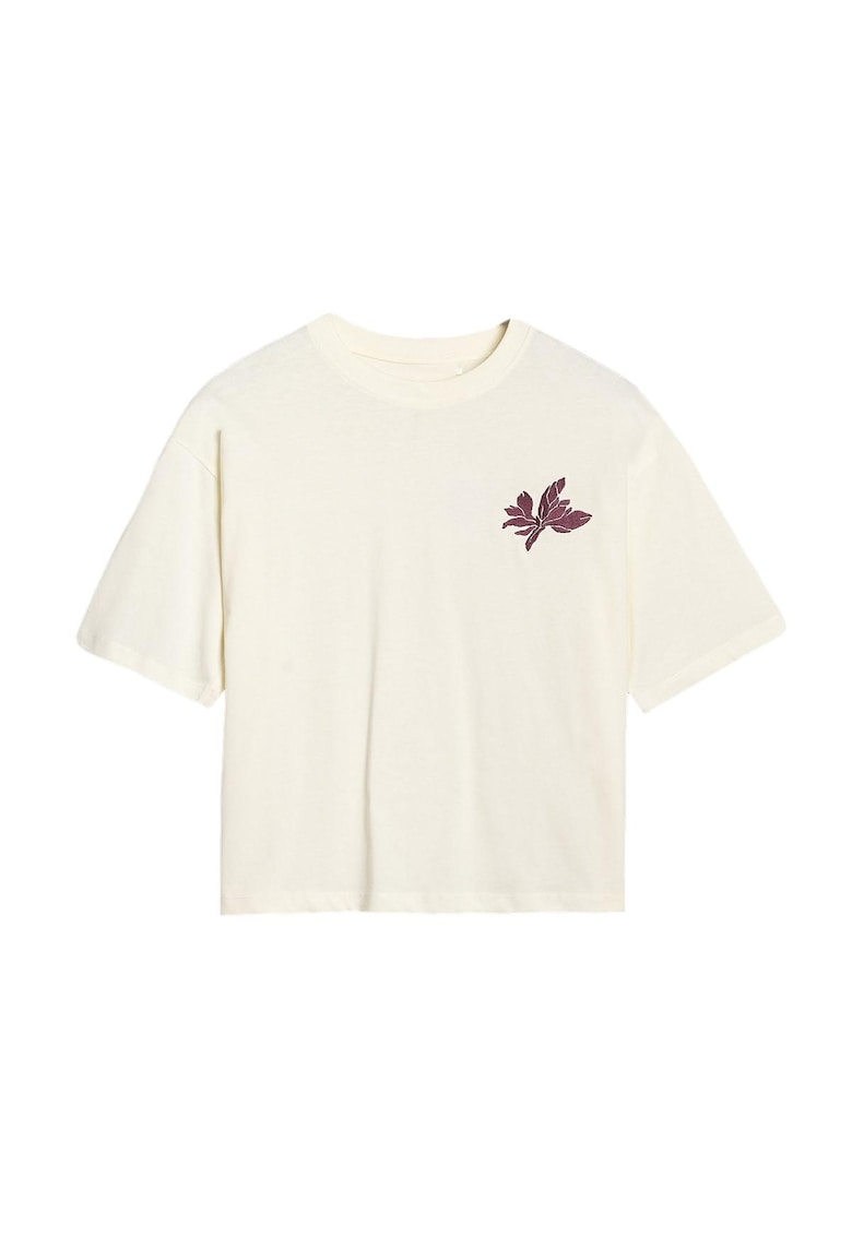 Tricou dama WSS25TTSHF1996-11S - 4F - Bumbac - Alb