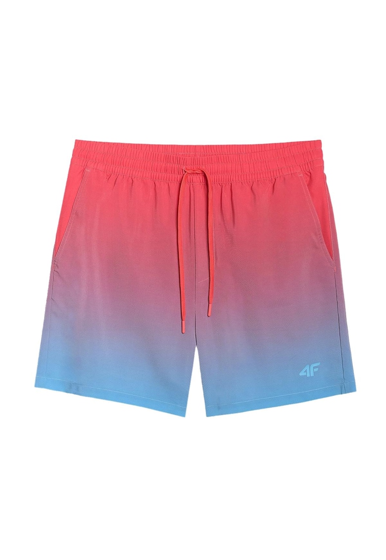 Pantaloni de plaja poliester - uscare rapida - rosu/albastru - Multicolor