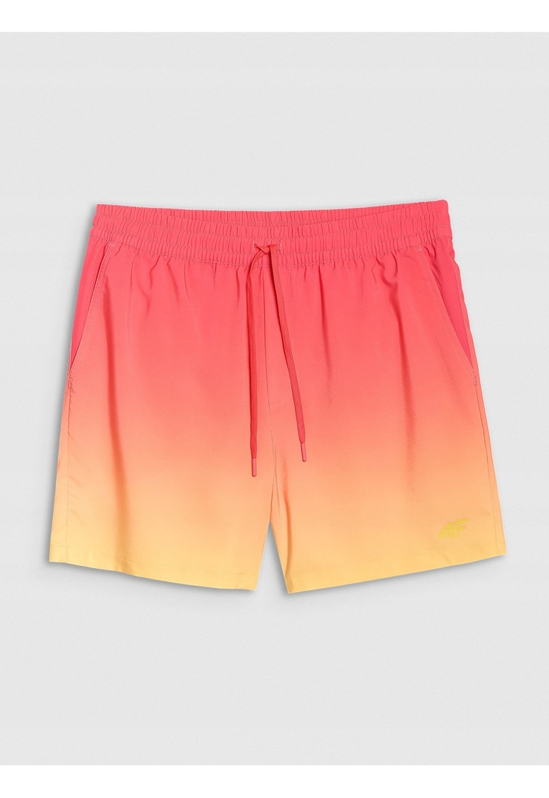 Pantaloni scurti de plaja barbati uscare rapida - poliester - galben