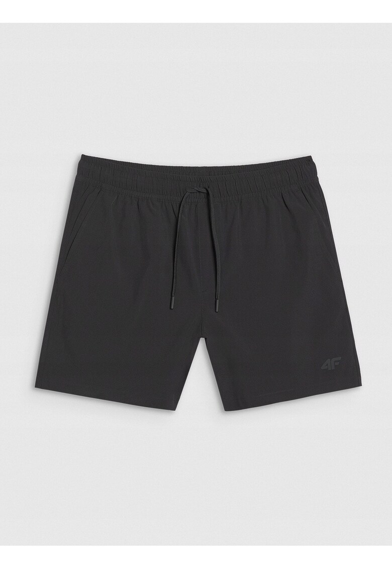 Pantaloni scurti de plaja barbati negru - textil