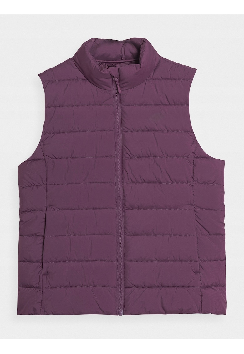 Vesta pentru femei - puf sintetic - sportiv - mov - primavara-vara 2025