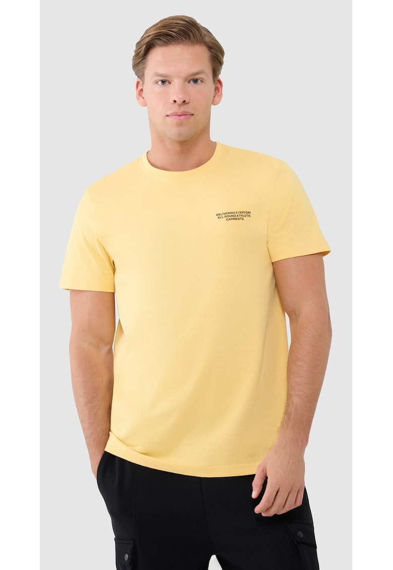 Tricou barbati Bumbac - galben