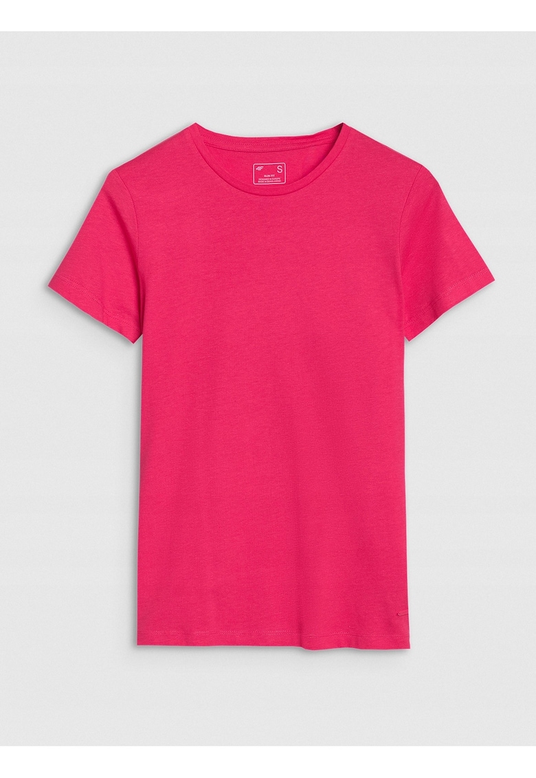 Tricou dama Slim - roz - stil sportiv