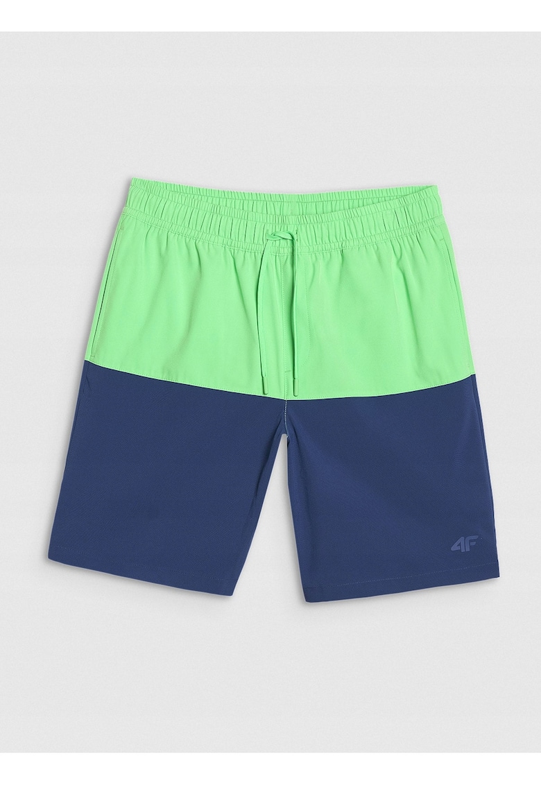 Pantaloni scurti de plaja barbati verde - textil