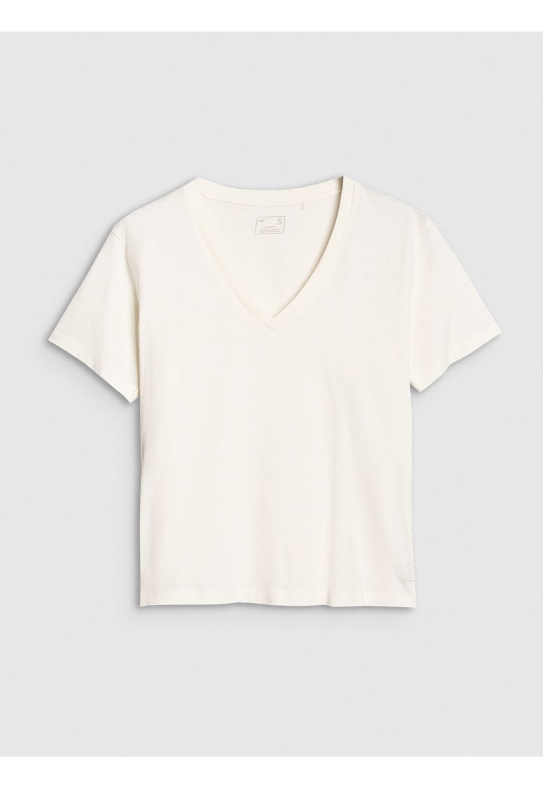 Tricou de dama alb - bumbac