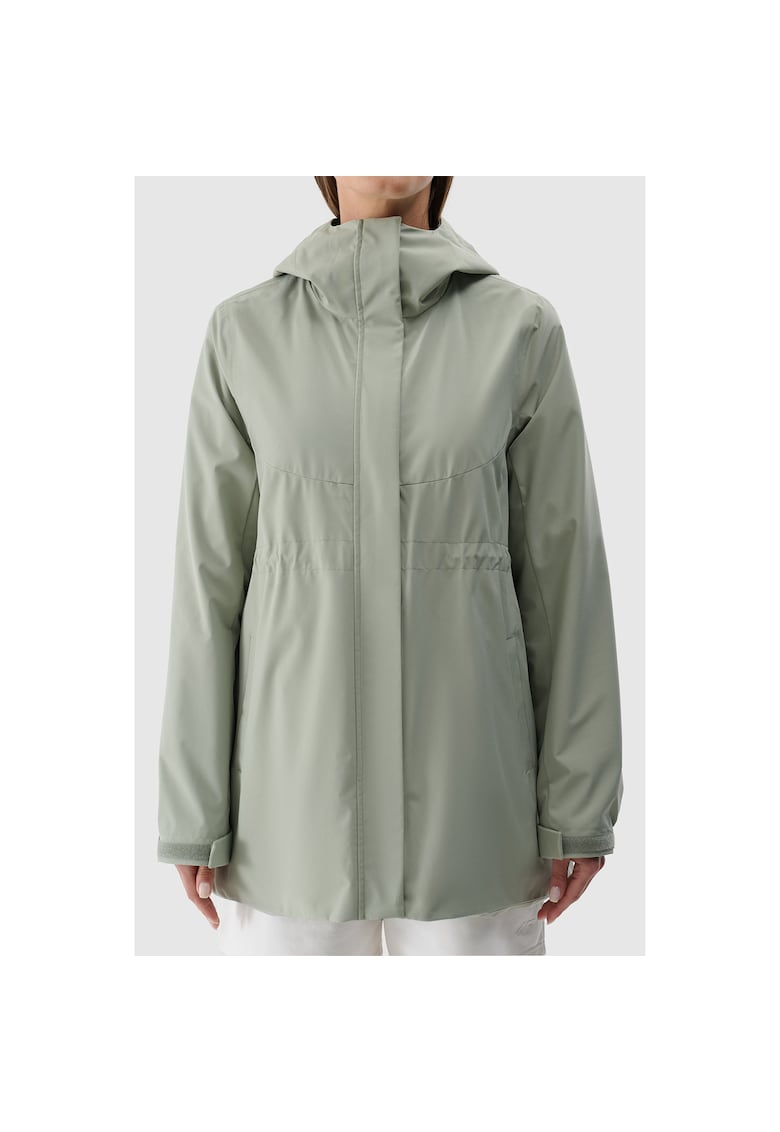 Parka de tranzitie pentru femei membrana NeoDry 8000 - impermeabila - kaki - material sintetic