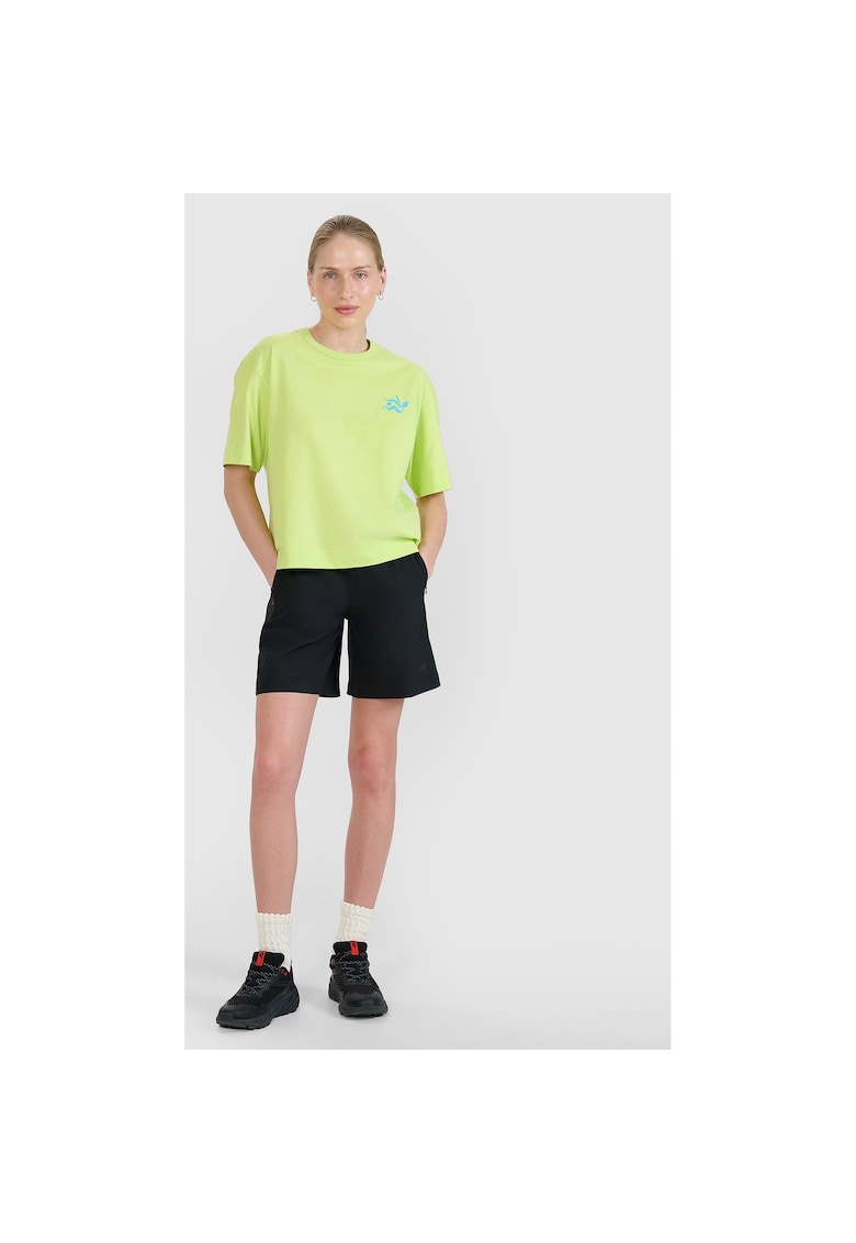 Pantaloni scurti de plaja negru - material usor - pentru inot - pentru femei