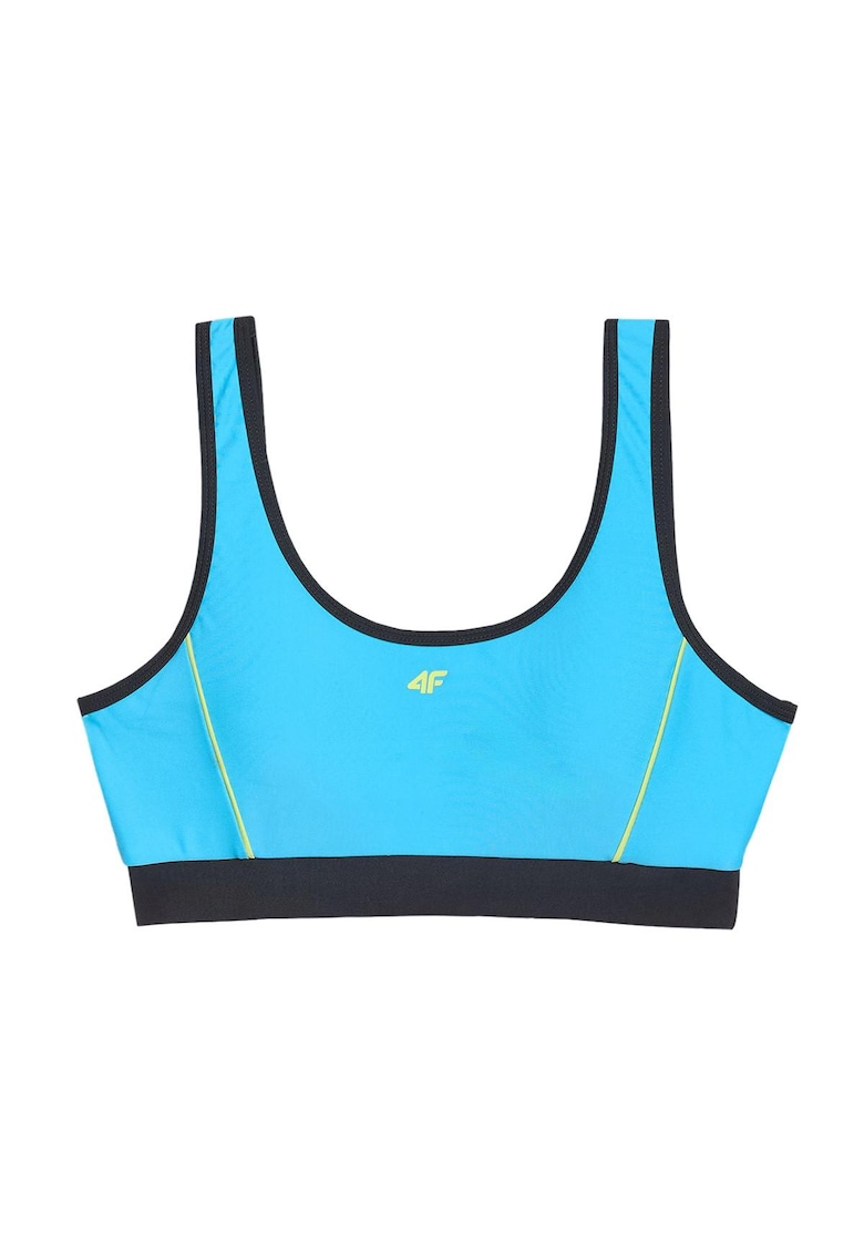 Top de baie dama WSS25UBKTF077-33S - 4F - Elastan - Albastru/Negru