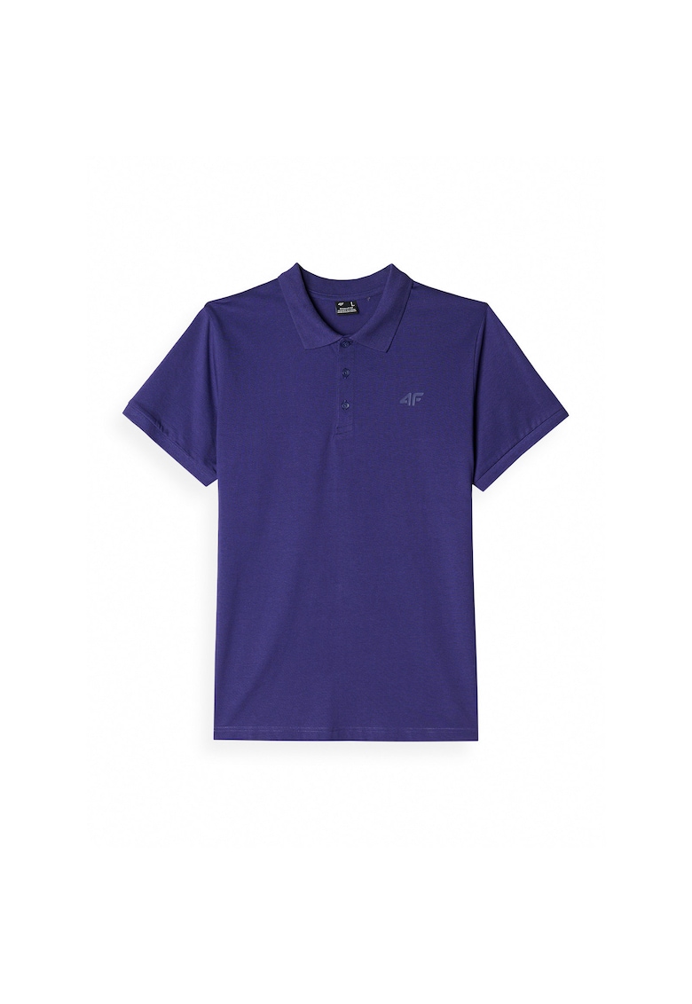Tricou polo barbati bleumarin - bumbac 100% - stil sportiv -