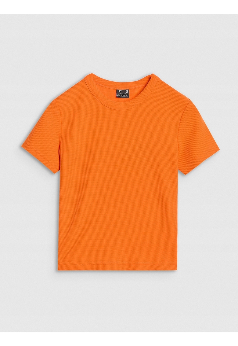 4f Tricou dama slim - 43794 - Portocaliu