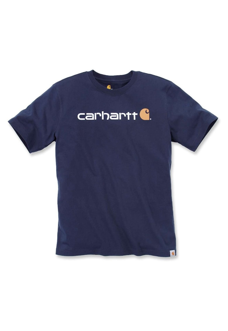 Tricou barbati Core Logo - bleumarin - 100% bumbac - model durabil