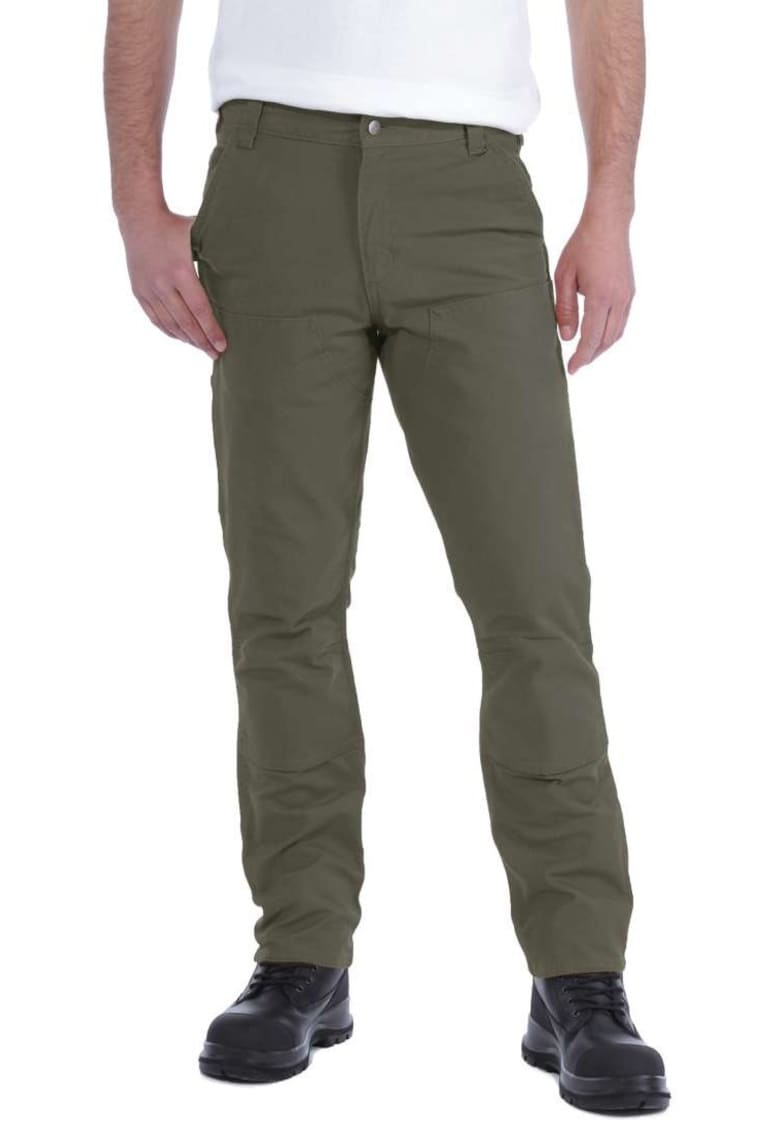 Pantaloni barbati - Bumbac - Verde - Kaki