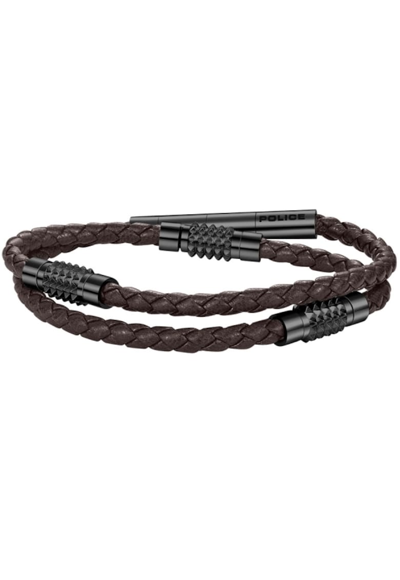 Bratara Kingpins piele PEAGB0005429 - Negru - Maro