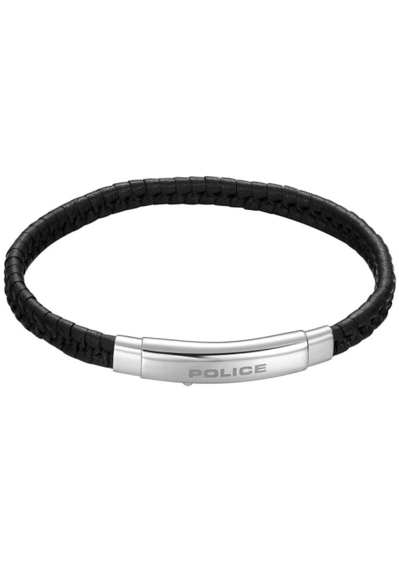 Bratara Indy II piele PEAGB0009504 - Argintiu - Maro - Negru/Argintiu