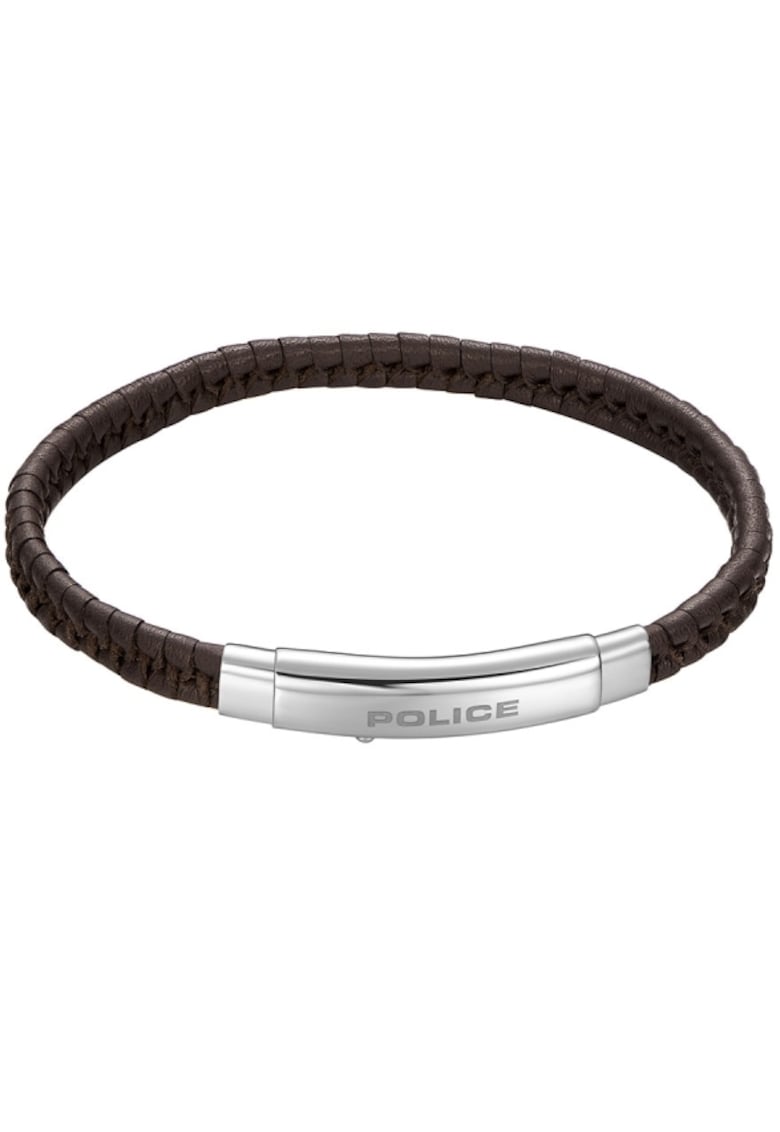 Bratara Indy II piele PEAGB0009504 - Argintiu - Maro - Maro/Argintiu