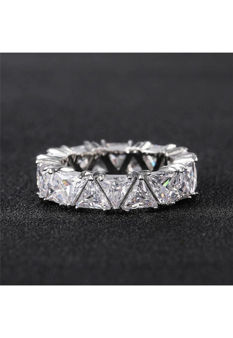 Inel argintiu - cu pietre din zirconiu - Jock C9 - 6 (circumferinta: 51.9 mm)