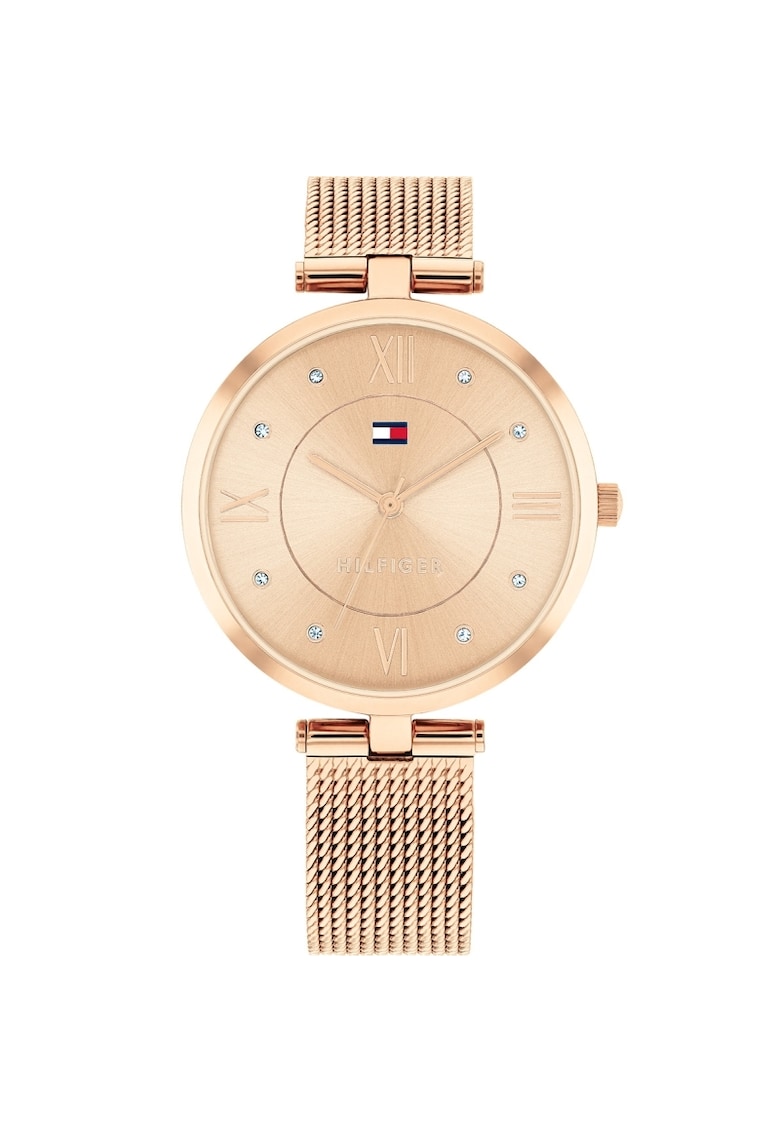 Ceas quartz cu bratara din plasa