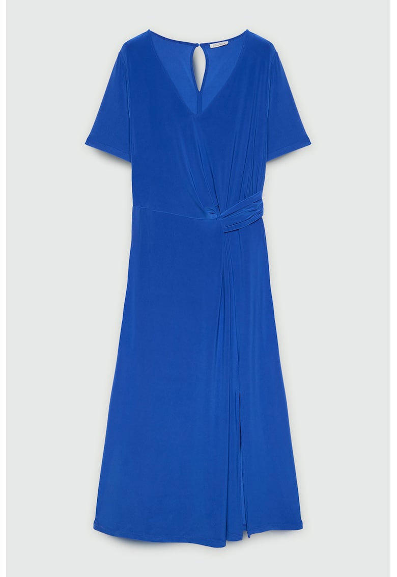 Rochie cu croiala in A si decolteu in V