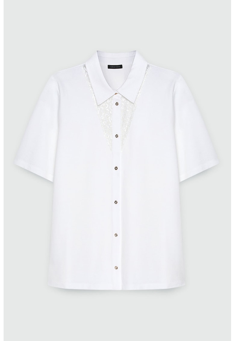 Camasa uni cu maneci scurte