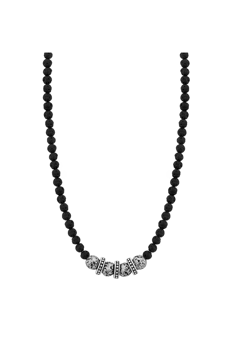 Lant Men Chains PJ.26481PSE/01 - Argintiu - Negru