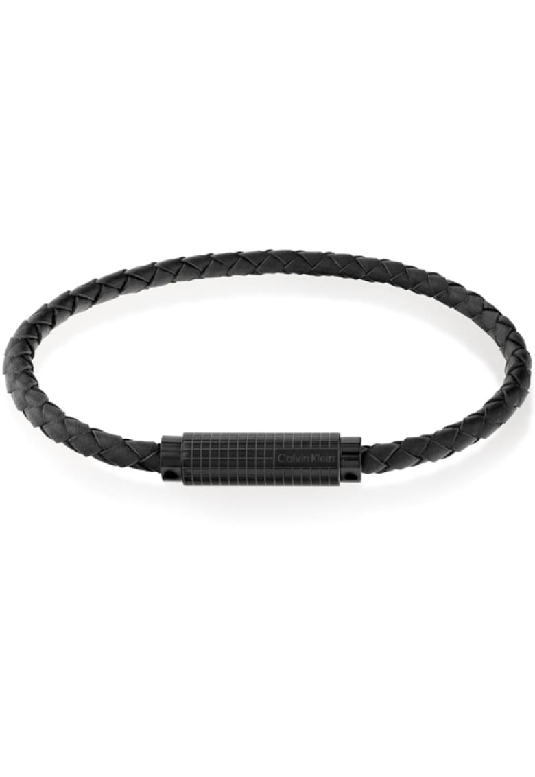Bratara Men’s Collection Braided Leather 35000424 - Negru