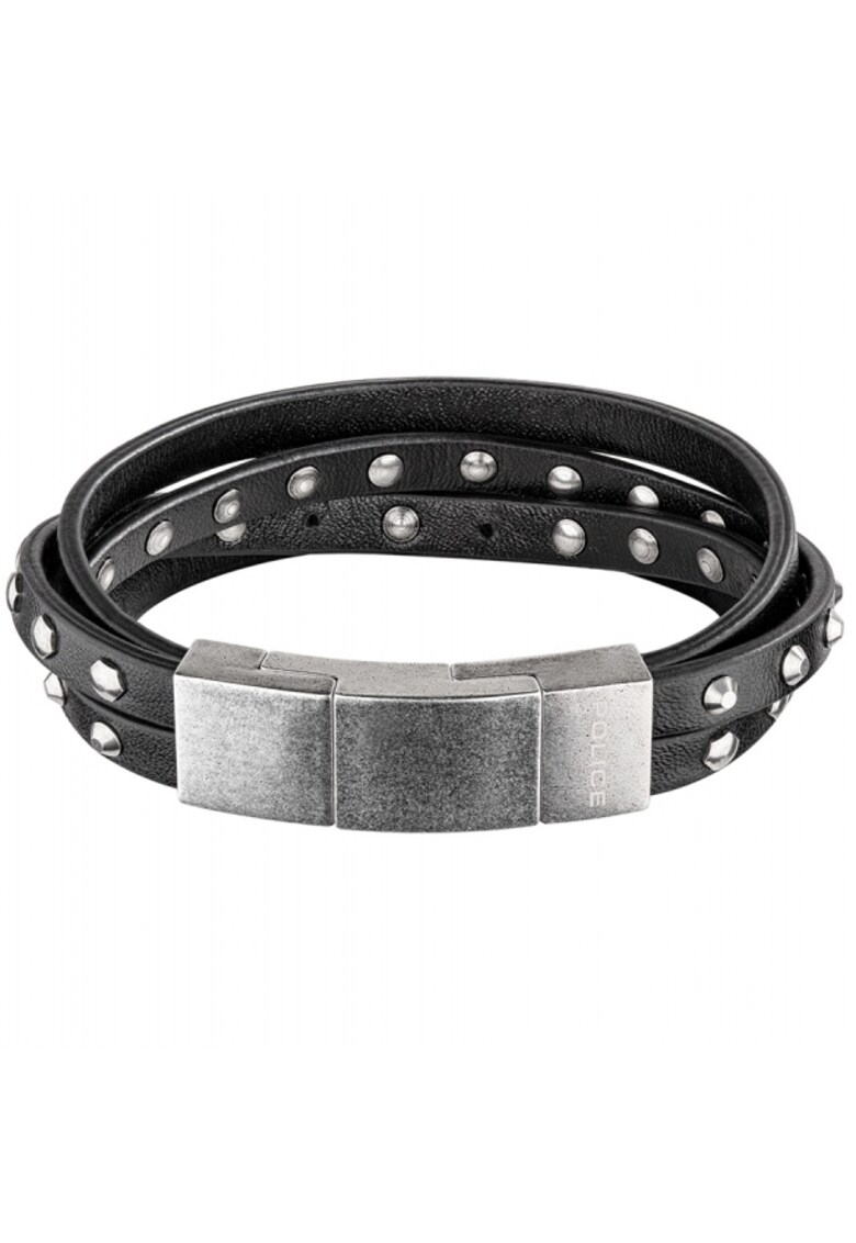 Bratara Men Bracelets PEJGB2009302 - Argintiu - Negru