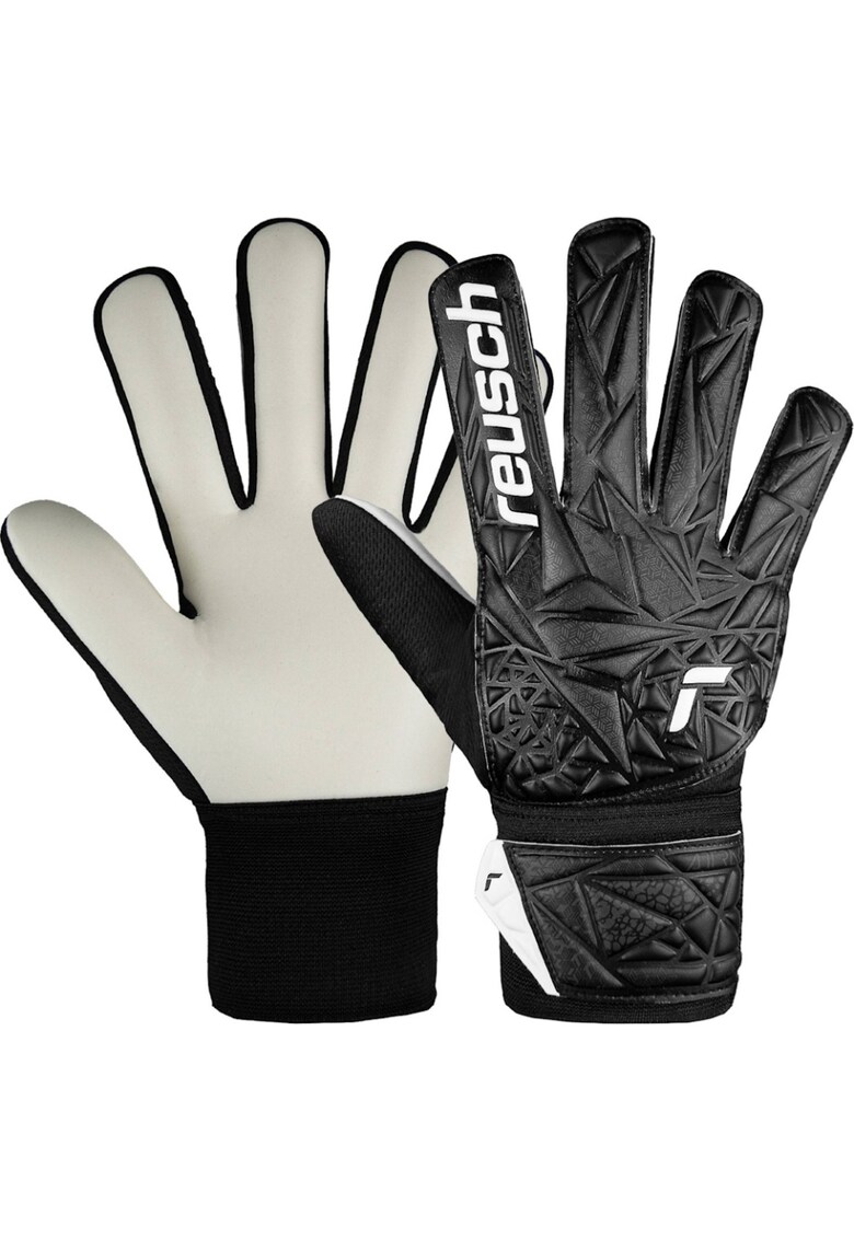 Manusi portar Attrakt Starter Solid - negru/alb -