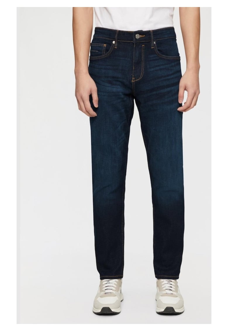 Blugi barbati Nelio - cu talie medie si croiala Slim Fit - Slim Leg -